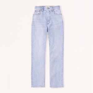 Ultra High Rise Ankle Straight Jean Light
